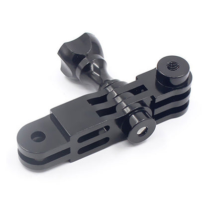 Black 3 Way Adjustable Pivot Arm Alloy Adapter Replacement Parts For Gopro