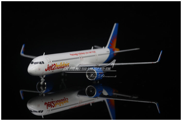 1:400 GeminiJets Jet2Holidays BOEING A321neo Airplane Diecast Plane Craft Model