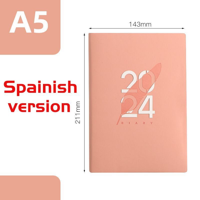 2024 Planner Notebooks A5 Agenda Journals Kawaii Notepad Diary Weekly To Do List