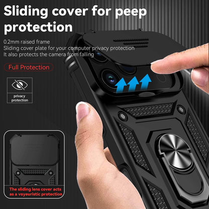 Phone Case for Iphone 17 Pro Case with HD Screen Protector & Slide Camera Cover