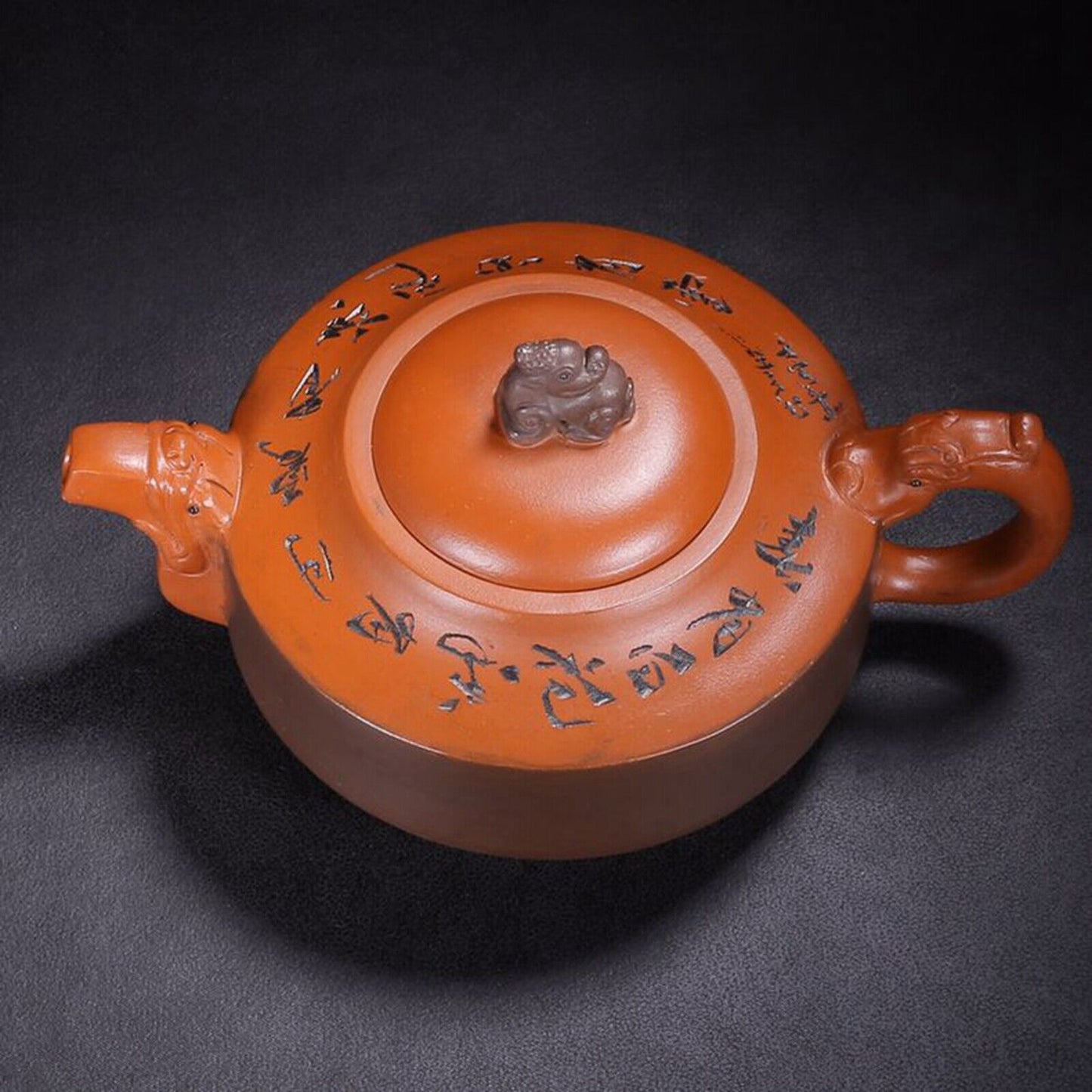 Vintage China Yixing Purple Clay Teapot Zisha Ceremony Exquisite Office Teaware