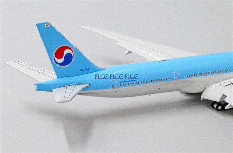 JC WINGS Korean Air for Boeing B777-300ER HL7204 Flaps Down 1:400 Aircraft Model