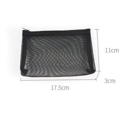 Mesh Cosmetic Bag S/M/L Set Makeup Lipstick Purse Travel Organizer Cosmetics 1PC