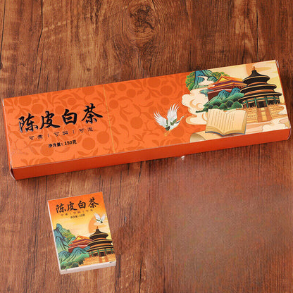 Fuding White Tea Small Square Piece Old Shoumei Gongmei Chenpi White Tea