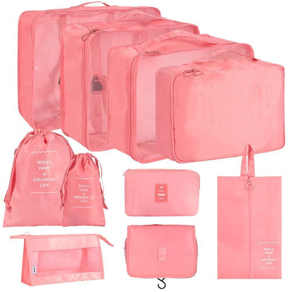 Cosmetic Packaging Bags Double Zipper Organizer Set Lightweight Breathable Mesh