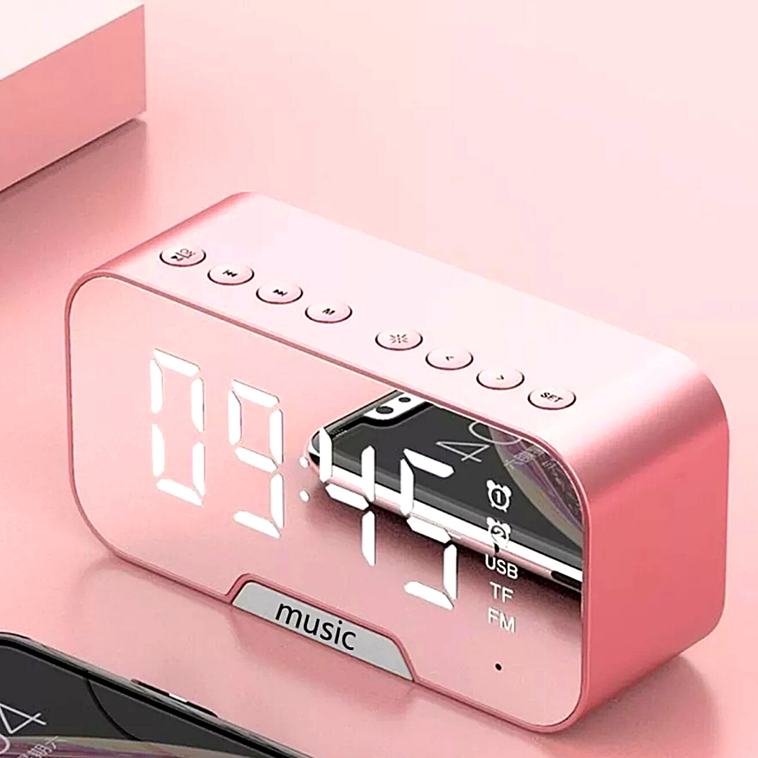 Bosina Altavoz Portátil LED Inalámbrico Speaker con Bluetooth USB/AUX/FM Radio
