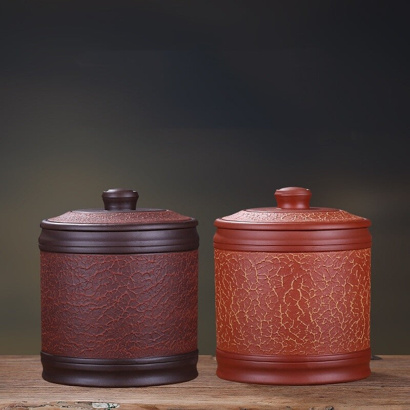 Purple Clay Tea Can Large Nine-cake Storage Tea Can Sealed Puer Storage Tank Box