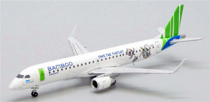 JC Wings Bamboo Airways Save the turtles Livery Emb-190LR OY-GDB 1:400 Model