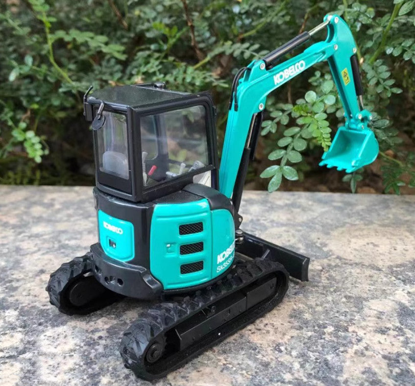 1:30 SK35SR-6E Rotary Excavator Construction Machine Equipment Diecast Model