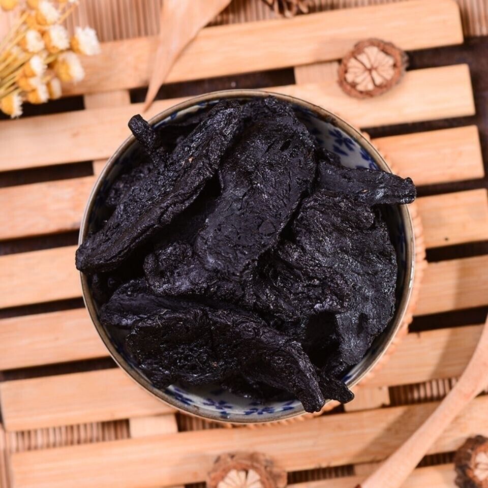Shu Di Huang Rehmannia Root (Cooked) Chinese Foxglove Chinese Herbs 熟地黄