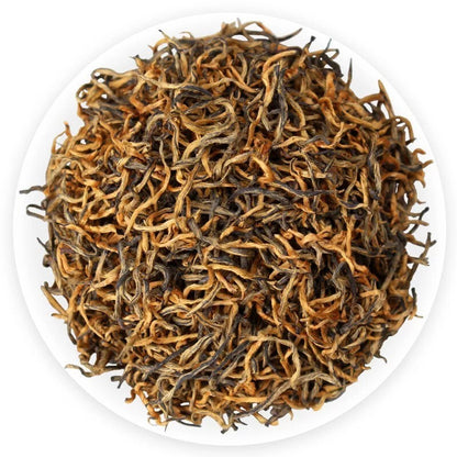 250g Organic Supreme Dianhong Golden Buds JIN SI Dian Hong Gold Yunnan Black Tea