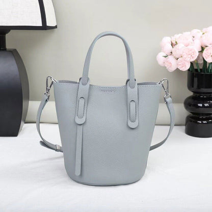 New fashion bag head layer cowhide bag niche design shoulder crossbody bag