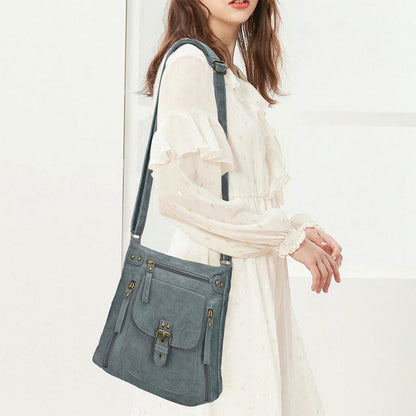 Fashion One Shoulder Bag Retro Small Square Bag Shoulder Tote Bag for Women