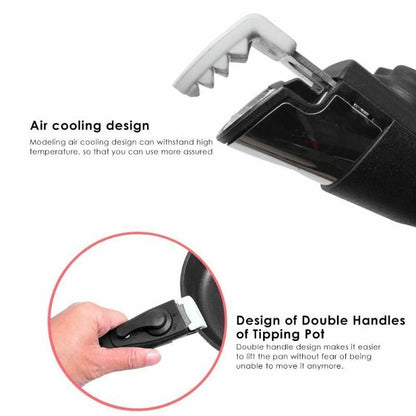 Universal Pan Pot Removable Handle Clip Grip Clamp Kitchen Outdoor Camping Steel
