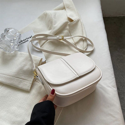Saddle Crossbody Bags Women Winter Handbags Leather Shoulder Bag
