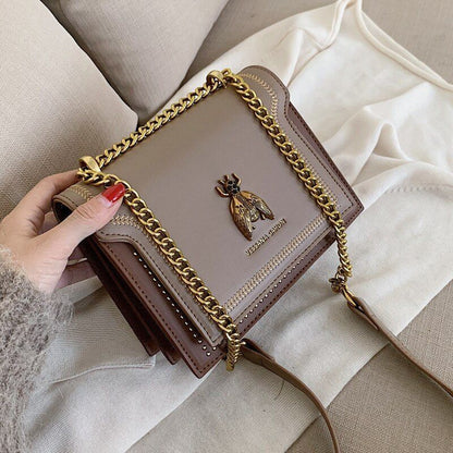 Handbag Retro Shoulder Bag Simple Synthetic Leather Crossbody Bag 20*9*19 CM 1PC