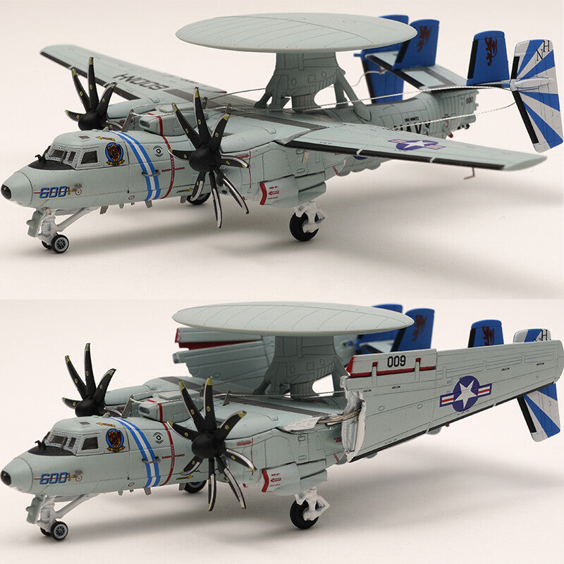 S14 1/144 E-2D early warning aircraft VAW-121 blue CVN68 Nimitz 2016 alloy model