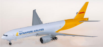 1:200 JC Wings DHL Boeing 777-200LRF Airplane Diecast Aircraft Plane Model