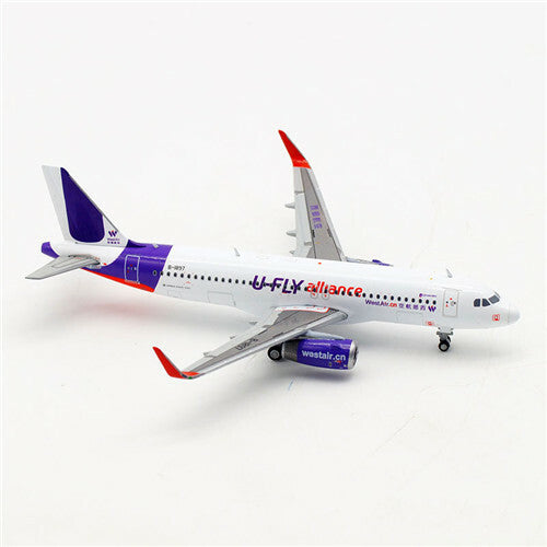 JC Wings West Air for Airbus A320 B-1897 1/400 Aircraft Pre-builded Model