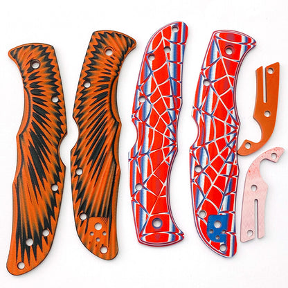 New G10 Blade Handle Scales for Spyderco Endura 4 C10