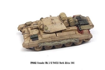 S-Model 1/72 PP0062 Crusader MK.Ⅰ/Ⅱ T44723 Tank North Africa 1941 Model+platform