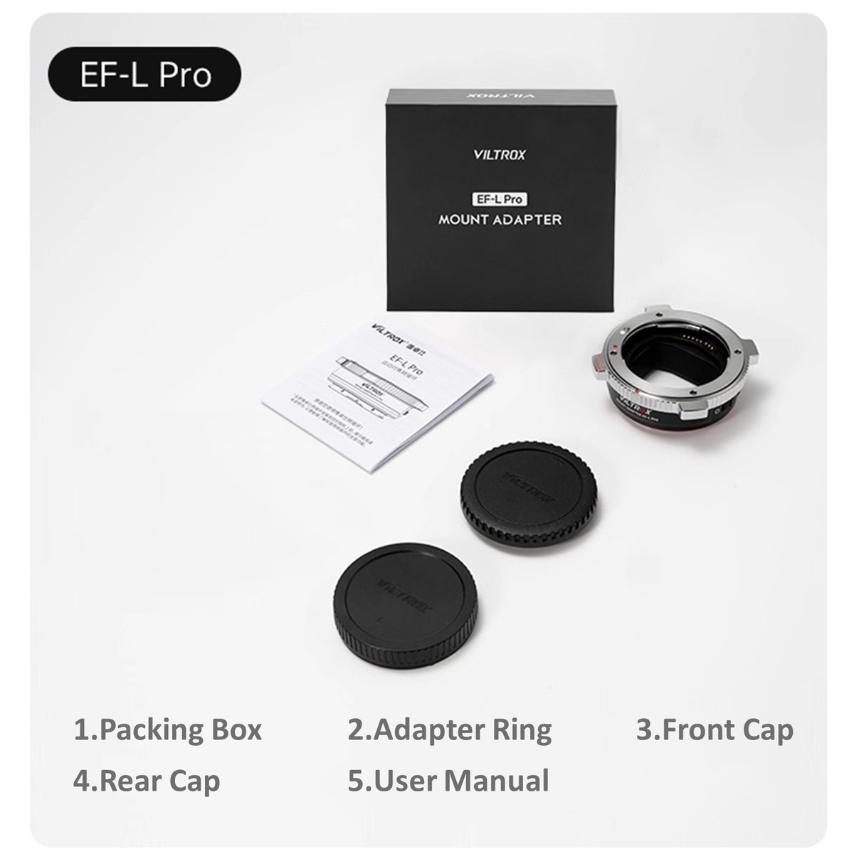 VILTROX EF-L Pro Adapter Canon EF to L Mount