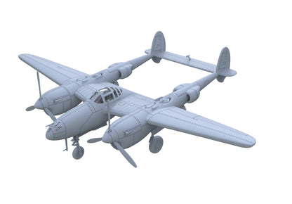 Yao's Studio LYR144234 1/144 Military Model Kit US P-38L-5-LO Lightning Fighter