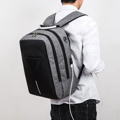 Business Laptop Backpack Bag Laptop 15.6 Inch Charging Schoolbag Oxford Cloth
