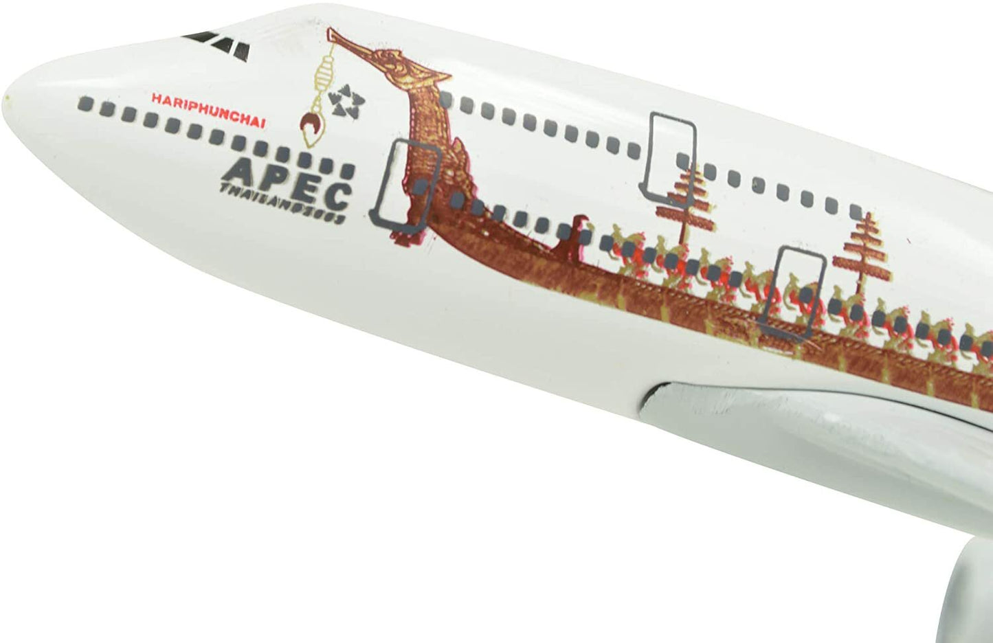 1:400 16cm B747 Thai Airways Dragon Boat Painting Metal Airplane Model Plane Toy