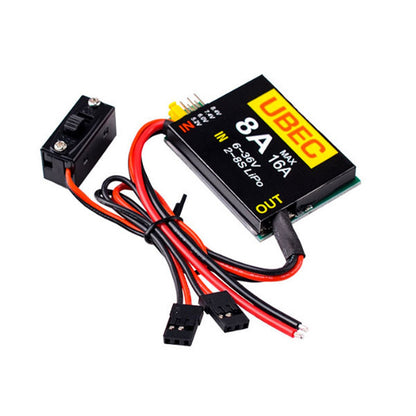 Parallel Output UBEC-8A 6V-36V 2-8s LiPo Individual Power Supply Module For FPV