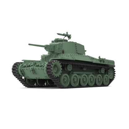 SSMODEL 1/72 25mm Military Model Kit Japan Type 97 "Chi-Ha Kai" Medium Tank