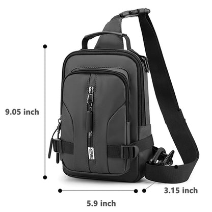 Waterproof Men Women Sling Bag Chest Fanny Cross Body Travel Shoulder Backpack