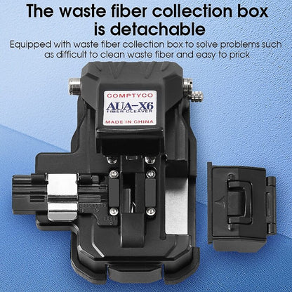 FTTH High-precision AUA-X6 for Cold Joint/hot Melt Optical Fiber Cleaver Machine