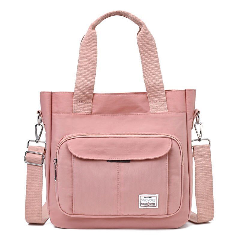 Canvas Bag High-capacity Nylon Messenger Purse Handbag Polyester Shoulder Pouch