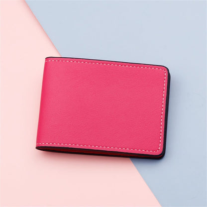 Card Holder Synthetic Leather Organizer Bag 10.8*7.7*1 CM Case White/Yellow/Red