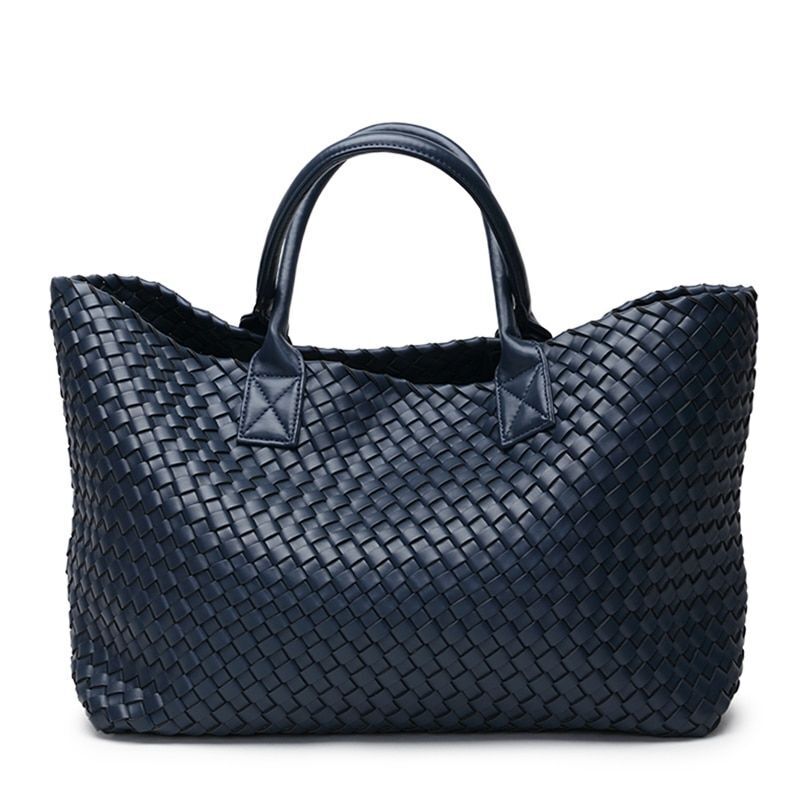 Woven Handbag Women Fashion Tide Weave Hand Shoulder Purse Shopping Basket Bag