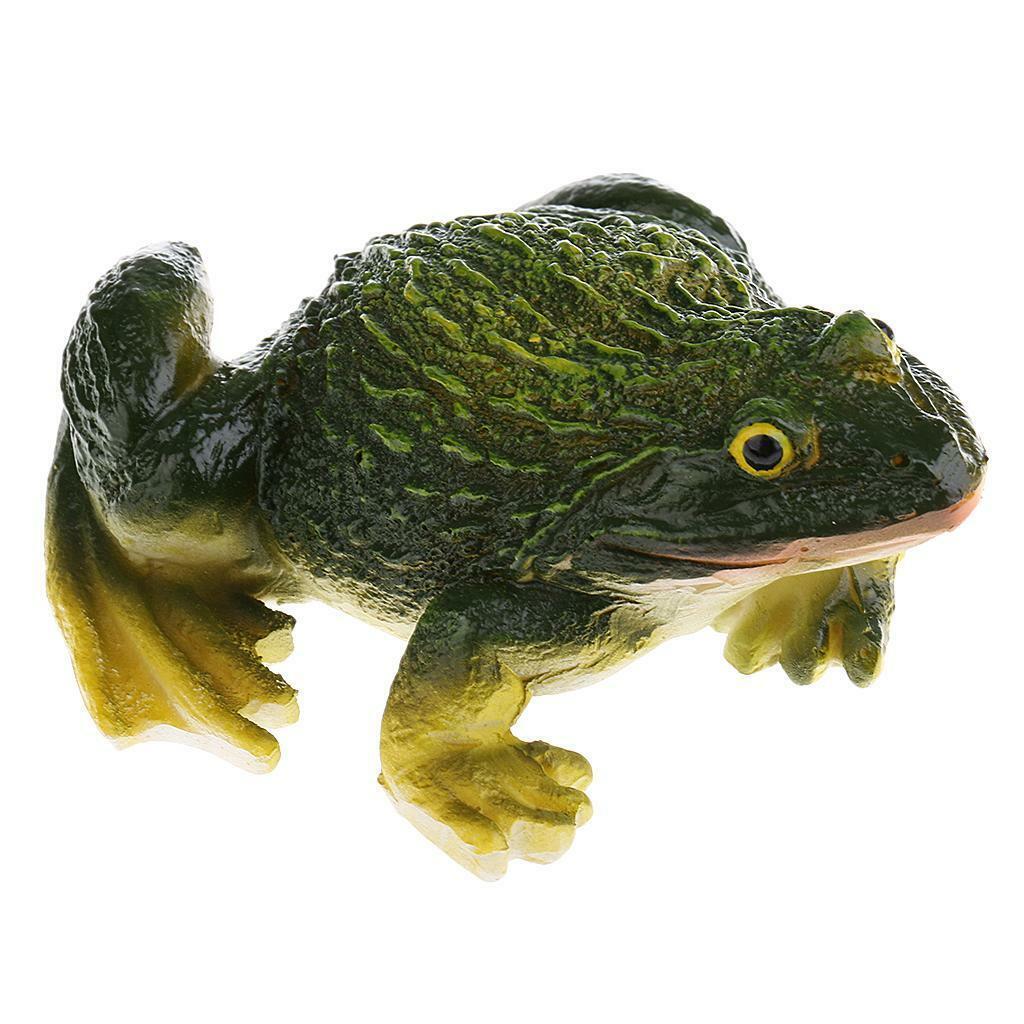 Mini Frog Sculpture Statue Lawn Ornament for Home Garden Decor DIY Accessory