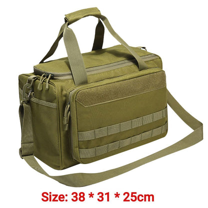 Tactical Range Bag Molle System Pouch 900d Oxford Waterproof Gun Case Pack Kit