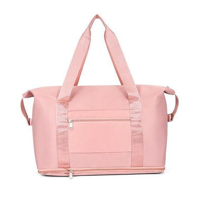 Foldable Sports Bag For Women Gym Swimming Ultralight Waterproof Wet Pocket