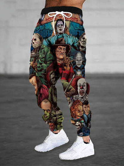 Autumn New Men's Casual Pants, Sweatpants 3D Digital Printing trend
