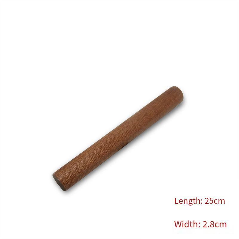 Rolling Pin Solid Wood Natural Unpainted Ebony Baking Tool Kitchen Dough Rollers