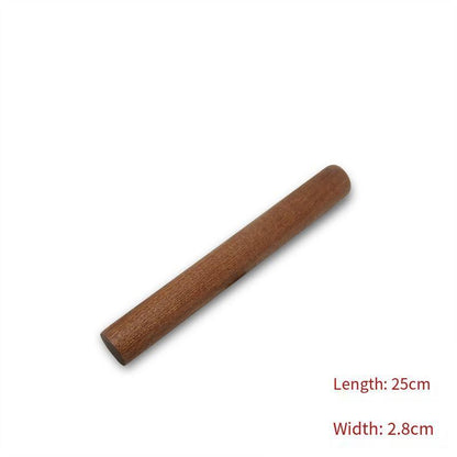 Rolling Pin Solid Wood Natural Unpainted Ebony Baking Tool Kitchen Dough Rollers