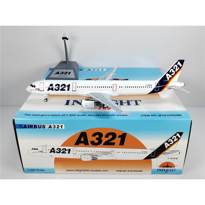 1:200 Inflight Airbus original factory Airbus A321 Diecast Aircraft Model