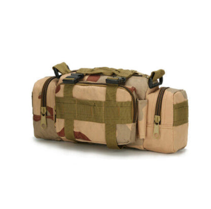 Tactical Backpack Mens Sport Bag Outdoor Hiking Climbing Army Rucksack