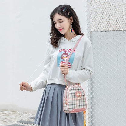 Mini Backpack Crossbody Bag Plain Small Women Shoulder Purse Style Bag Traveling