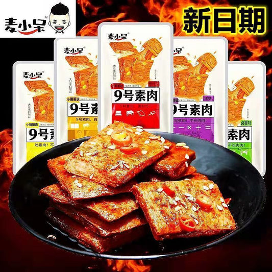 麦小呆9号素肉手撕素肉休闲零食 Mcdumb 9 Veggie Meat Torn Veggie Meat Casual Snack