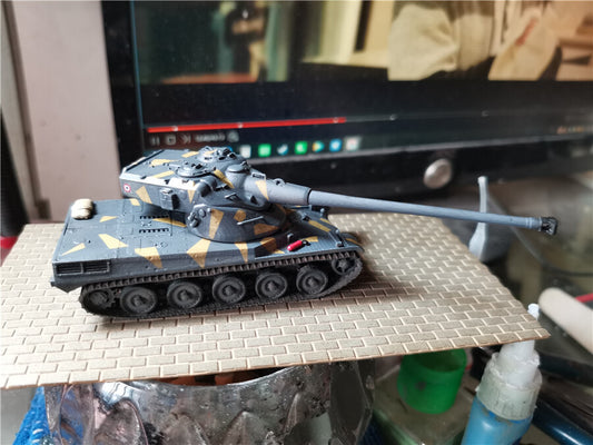 1/72 French AMX50 tank model camouflage