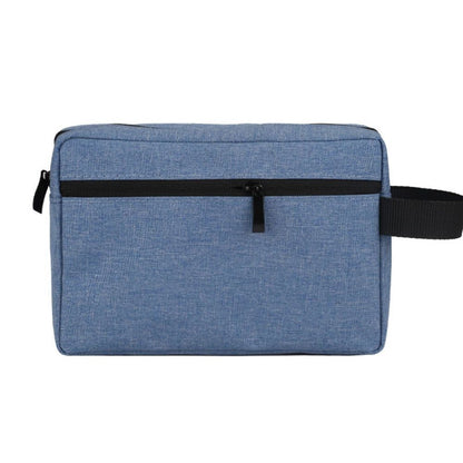 Canvas Cosmetic Bag Travel Waterproof Handbag Makeup Bag Gray Blue Red 22*14*7cm