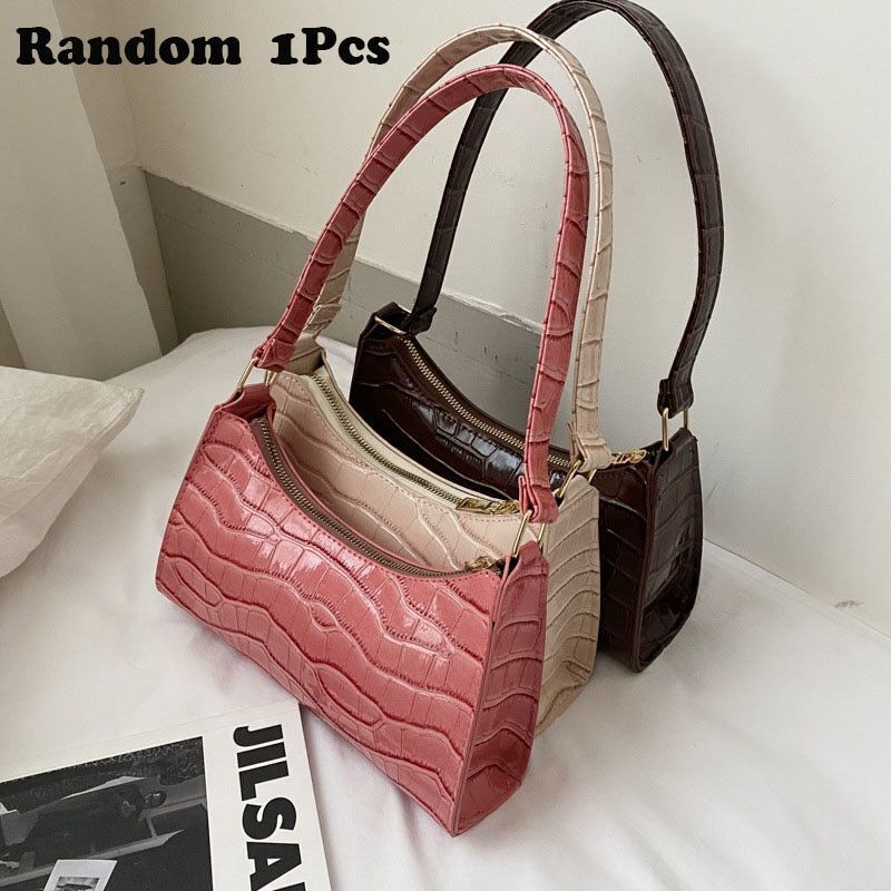 Heart Bag Stone Pattern Synthetic Leather Crossbody Small Shoulder Purse Handbag