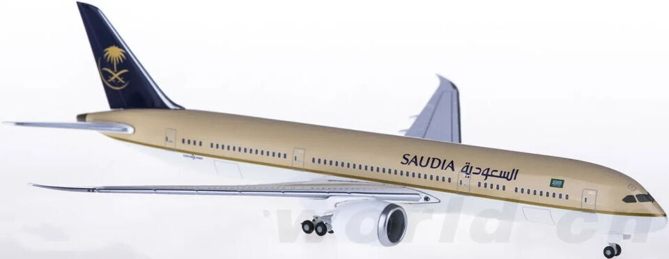 1:400 Hogan SAUDIA DREAM LINER BOEING 787-9 Passenger Airplane Diecast Model